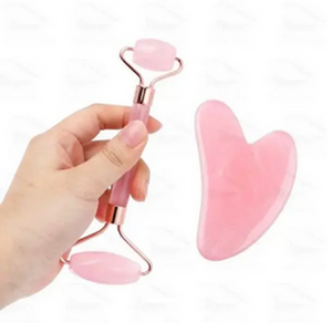 Rodillo de masaje facial de jade